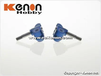 Pn Racing Mini-Z Mr03 Aluminum Low Down Knuckle (Blue, Orange) 2