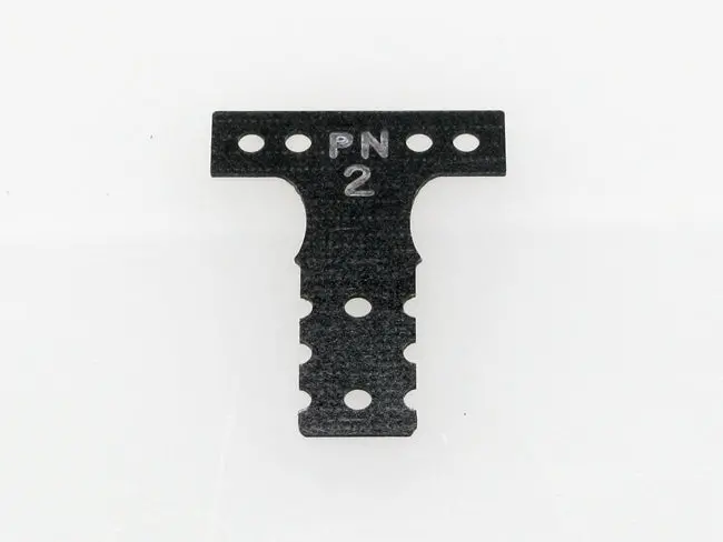 Pn Racing Mini-Z Mr03 Mm G10 Black Fiber Glass T-Plate (Multiple Hardness) 1