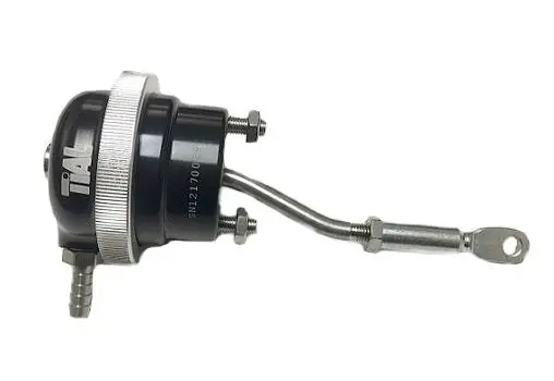 Billet Wastegate Actuator, Tial Pn: 005304, Mvi-2.5, Black, 4 Psi, Bent Rod, Plus Bonus Rod End Kit 1