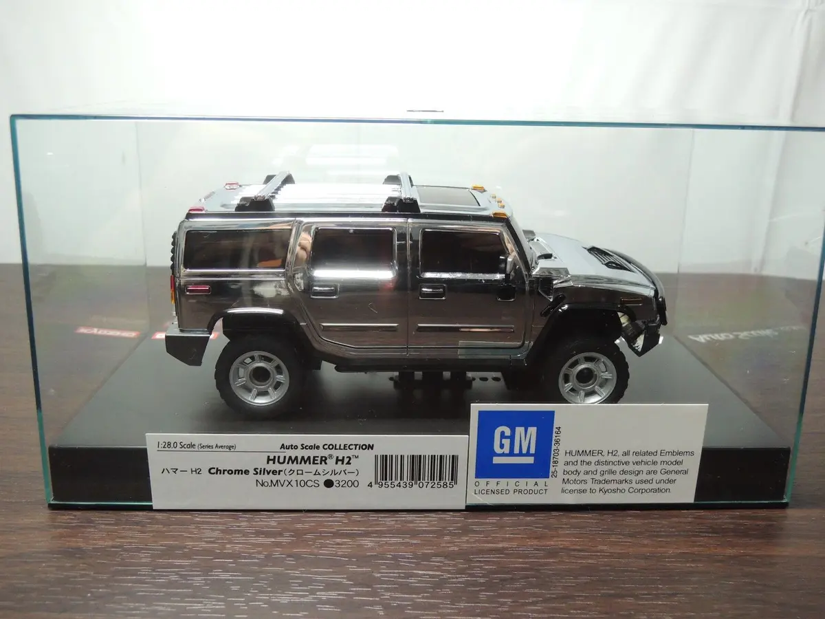 Pre-Owned Kyosho Hummer H2 Chrome Silver - Mvx10cs 1