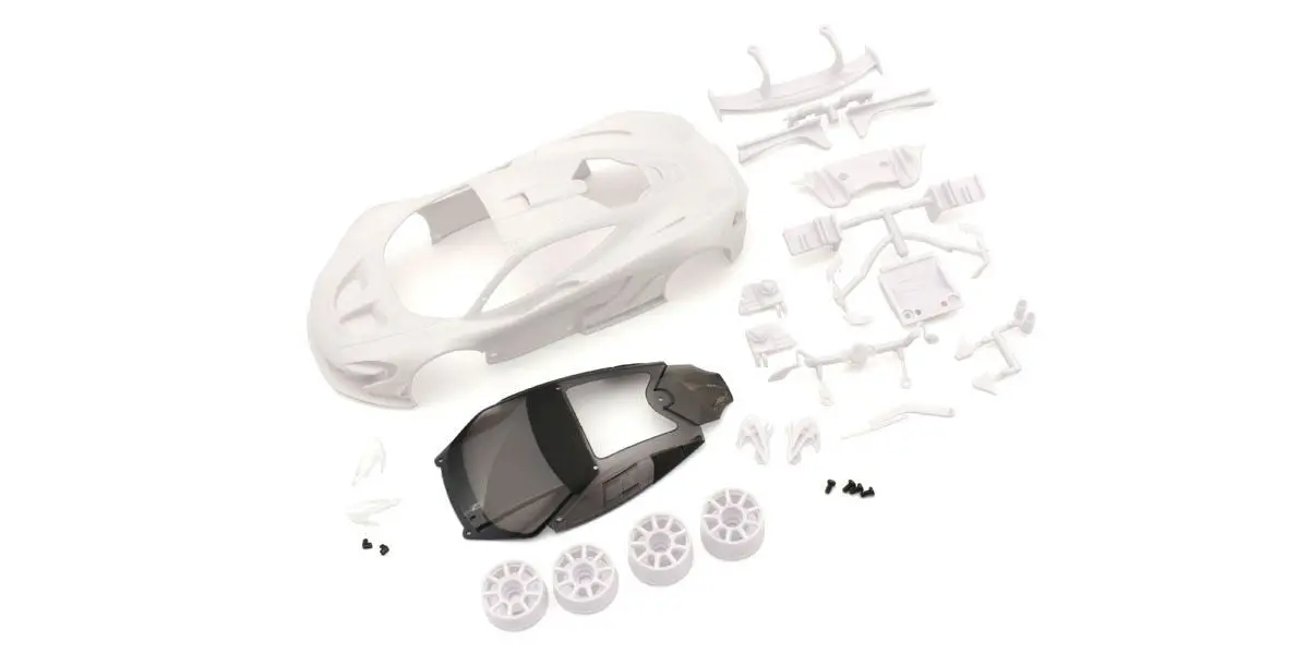 Kyosho Mclaren P1 Gtr White Body Set(W/Wheel) Mzn190 1