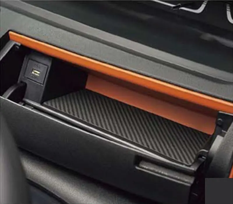 『タント ファンクロス』 純正 La650s La660s インパネボックストレイマット パーツ ダイハツ純正部品 カーボン オプション アクセサリー 用品 1