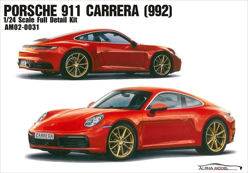 Alpha Model Porsche 911 Carrera (992) 1/24 1