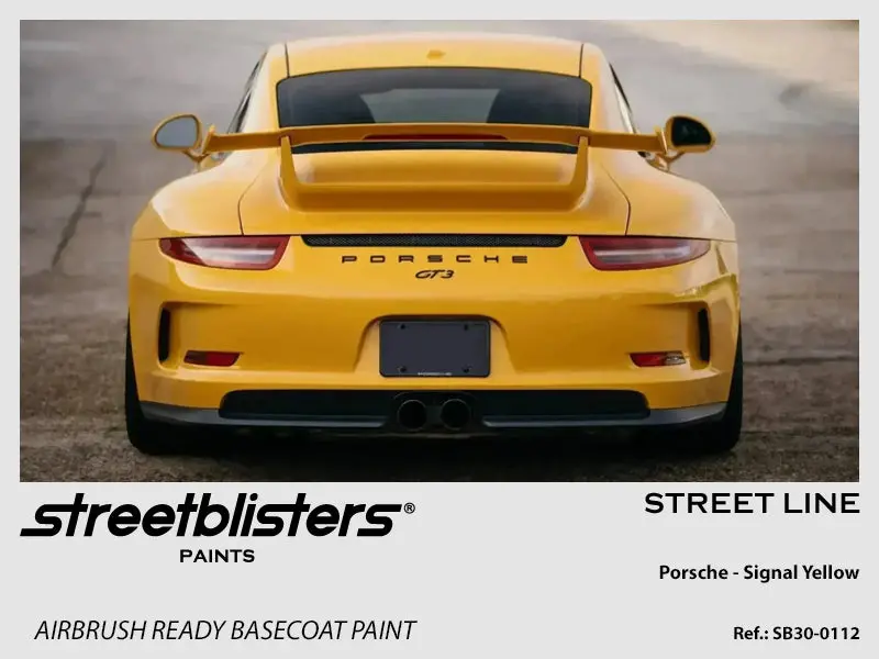 Streetblisters Paints Porsche Signal Yellow 1
