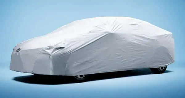 『プリウスphv』 純正 Zvw52 カーカバー（防炎タイプ） パーツ トヨタ純正部品 ボディカバー ボディーカバー 車体カバー防火 耐熱 オプション アクセサリー 用品 1