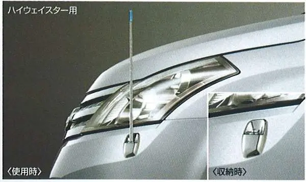 『プレサージュ』 純正 Tu31 Tnu31 電動格納式ネオンコントロール/フルオートタイプ（ハイウェイスター用） パーツ 日産純正部品 コーナーポール フェンダーランプ フェンダーライト Presage オプション アクセサリー 用品 1