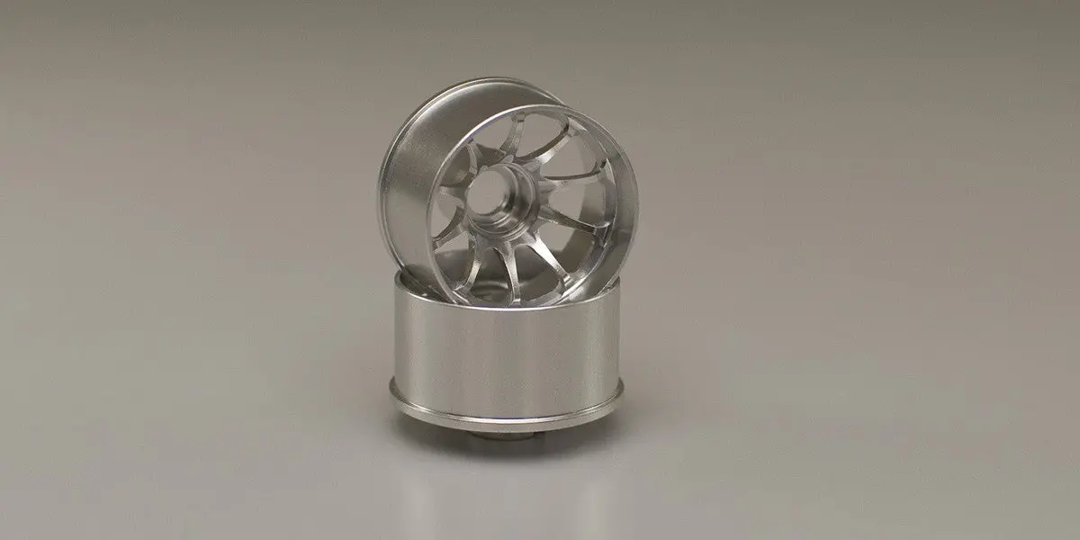 Kyosho 2Wd Ce28 Alu Wheel Wide Off-Set (Silver) 1