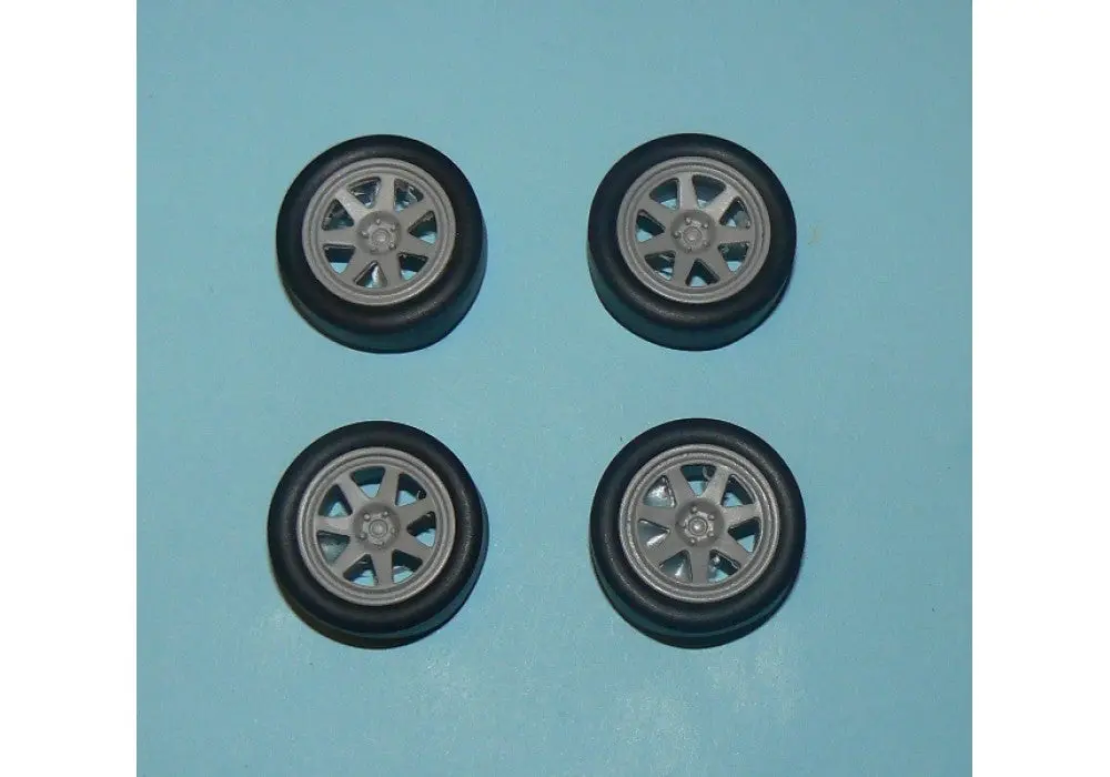 Reji Model Tecno Magnesio Wheels & Tyres Tarmac Set Bmw M3 1
