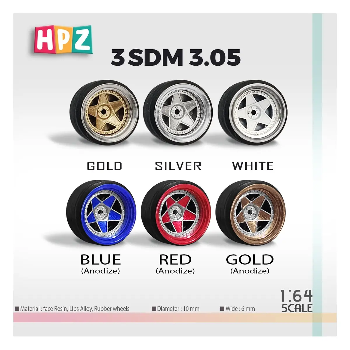 Hpz Wheels Model 3Sdm 3.05 1