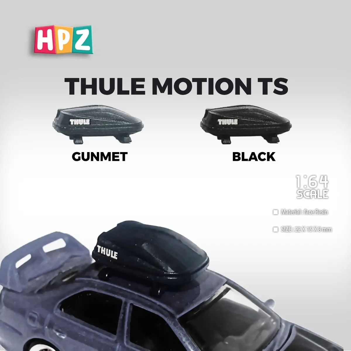 Roof Box 1/64 Scale Thule Motion Ts 1