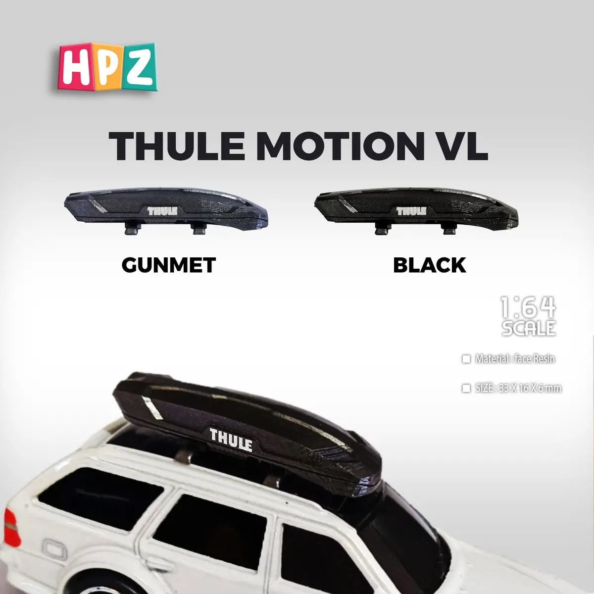 Roof Box 1/64 Scale Thule Motion Vl 1