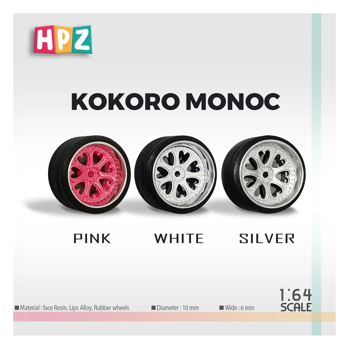 Hpz Wheels Model Kokoro Monoc 1