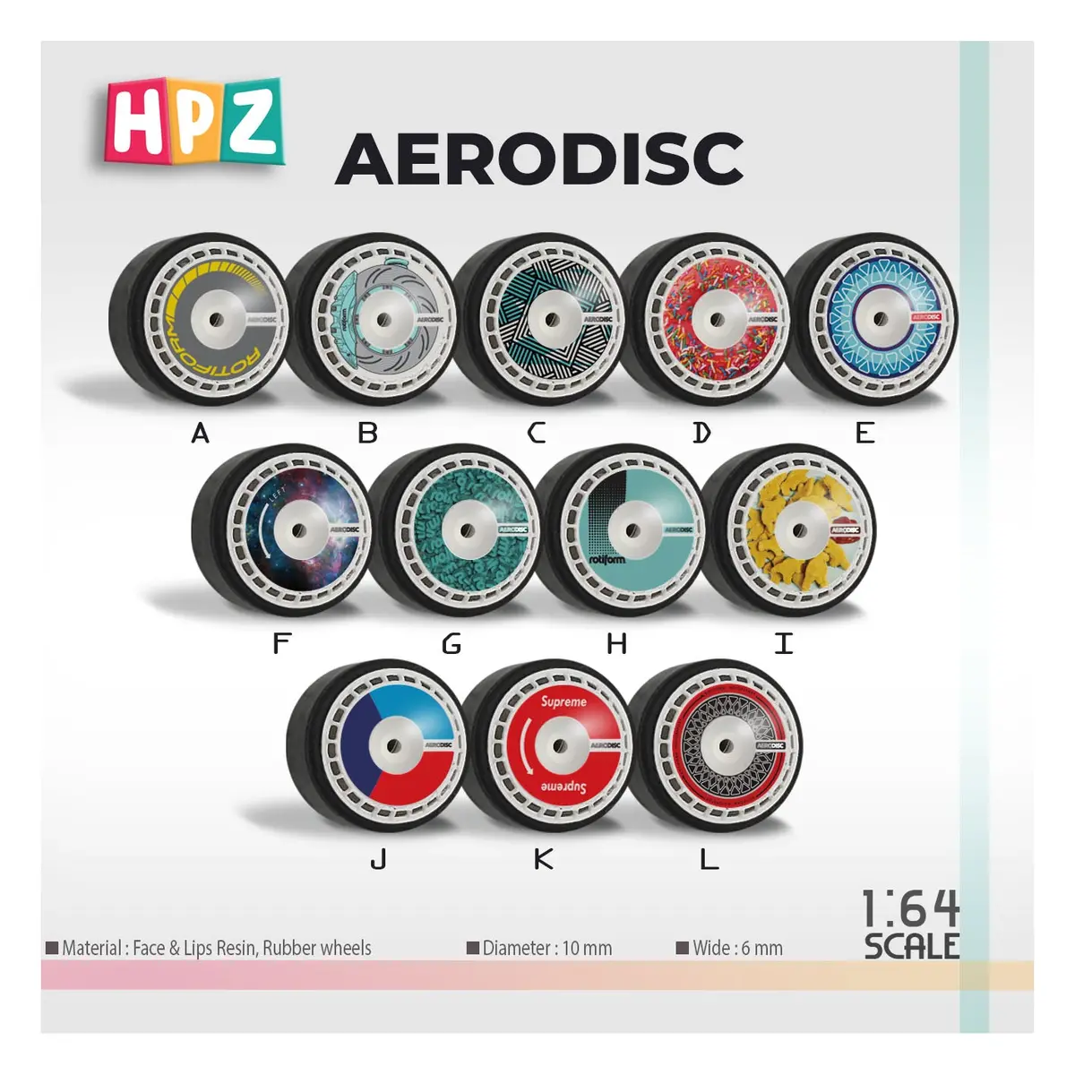 Hpz Wheels Model Rotiform Aerodisc 1
