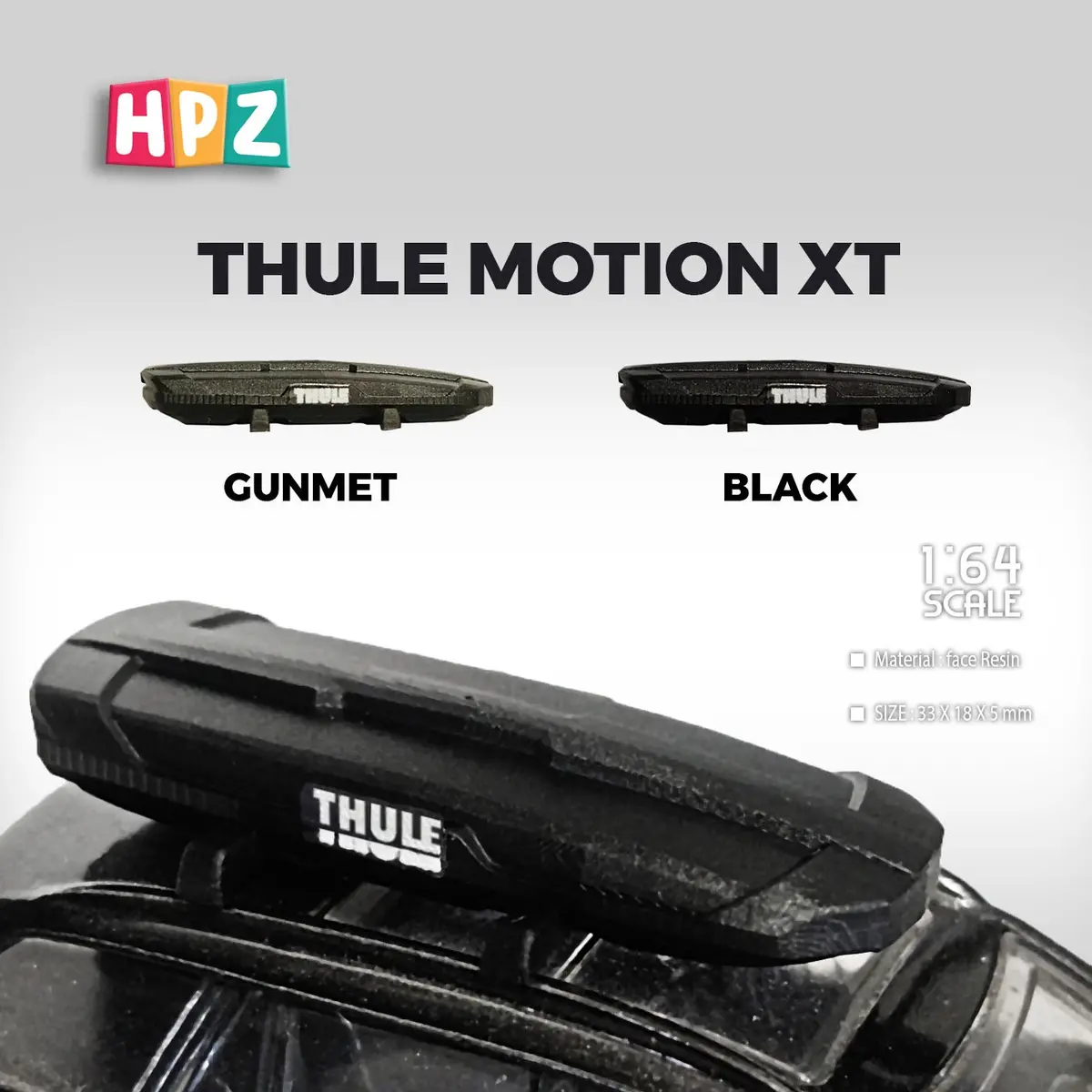 Roof Box 1/64 Scale Thule Xt 1