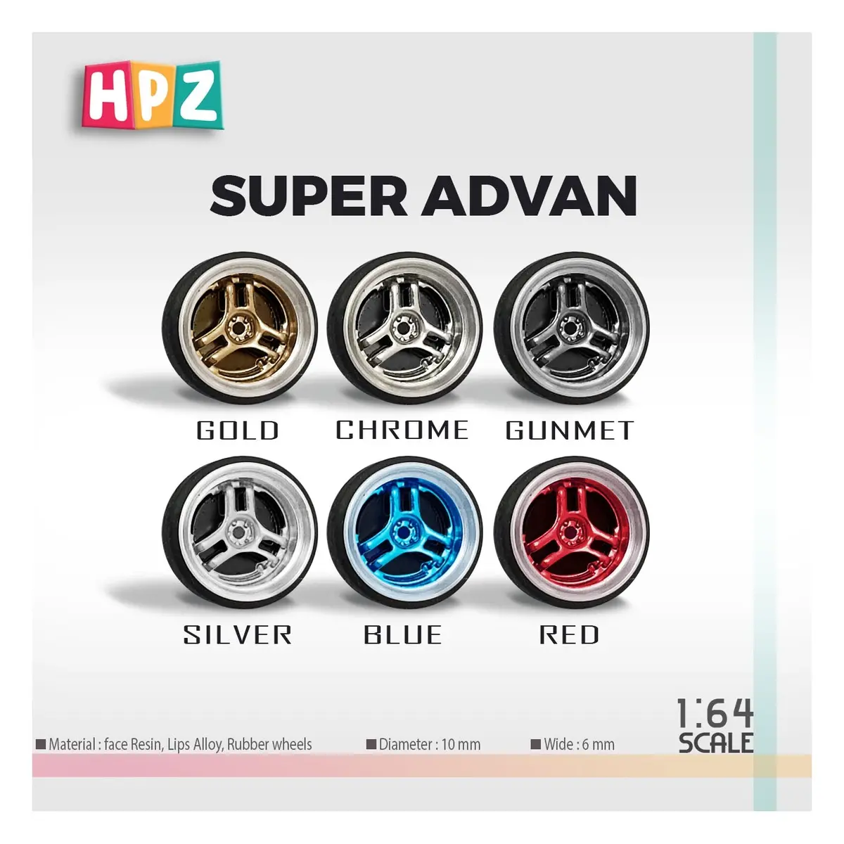 Hpz Wheels Model Super Advan 1