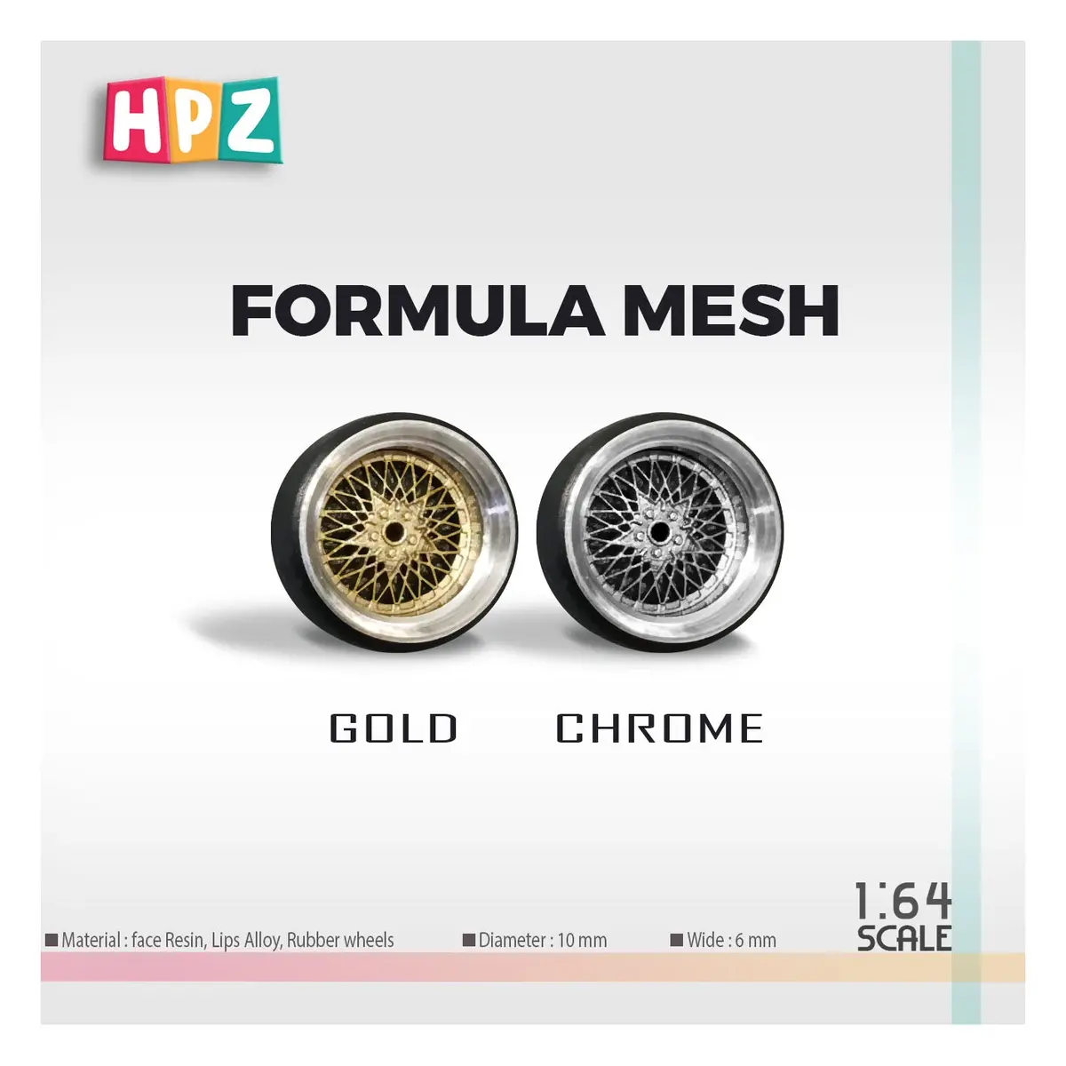 Hpz Wheels Model Formula Mesh 1