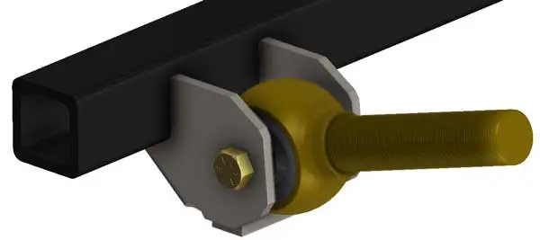 Square Link Mount Bracket Pair 3