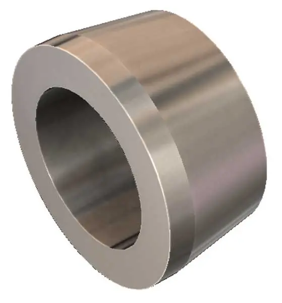 5/8" Id Misalignment Spacer Zinc Plated Steel 1-1/2 Inch Mounting Width 1