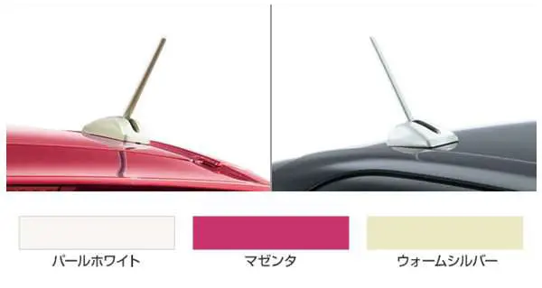 『パッソ』 純正 M700a M710a カラードアンテナ パーツ トヨタ純正部品 Passo オプション アクセサリー 用品 1