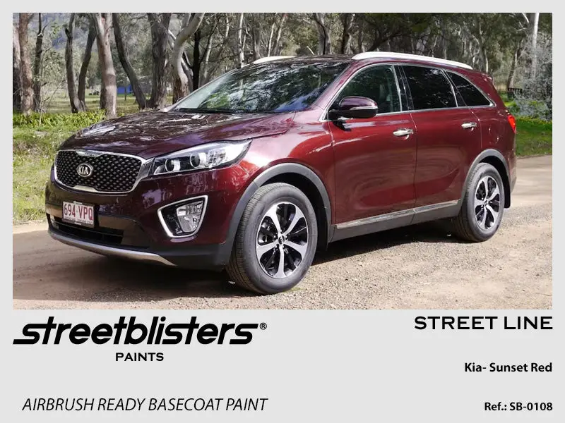 Streetblisters Paints Kia Sunset Red 1