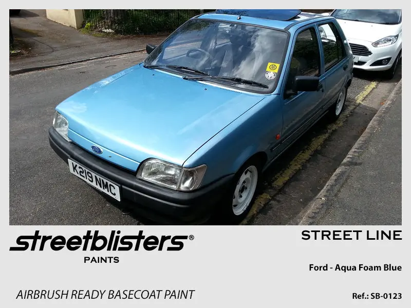 Streetblisters Paints Ford Aqua Foam Blue 1