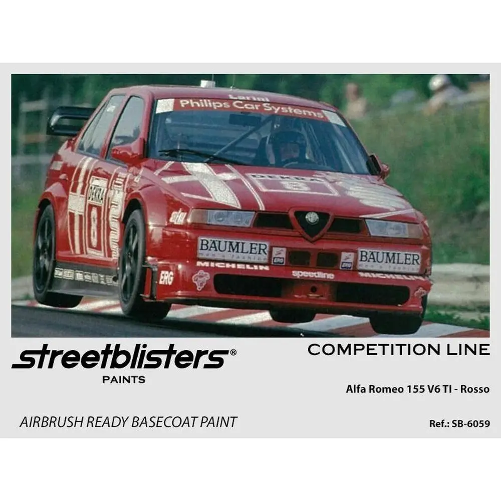 Streetblisters Paints - Alfa Romeo 155 V6 Ti Rosso Sb30-6059 1