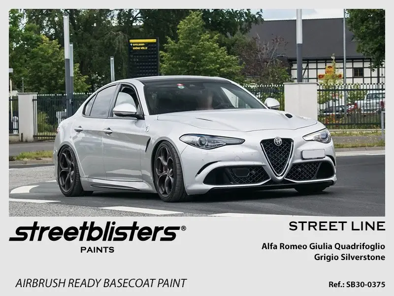 Streetblisters Paints - Alfa Romeo Giulia Quadrifoglio Grigio Silverstone Sb-0375 1