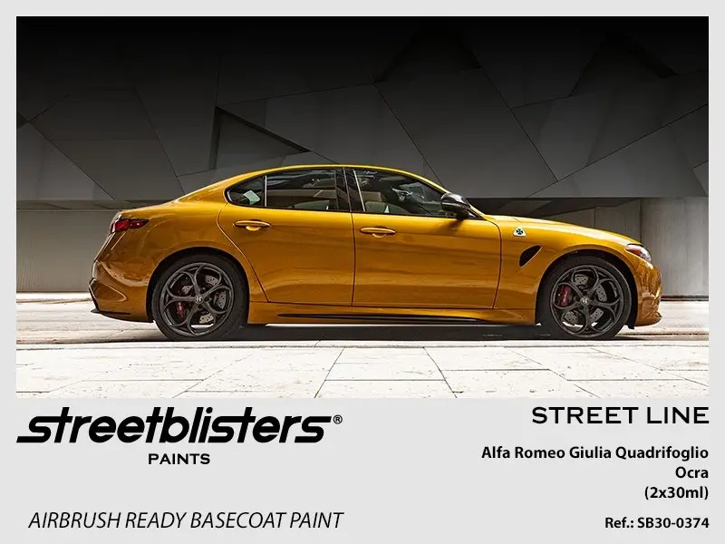Streetblisters Paints - Alfa Romeo Giulia Quadrifoglio Ocra Sb-0374 1