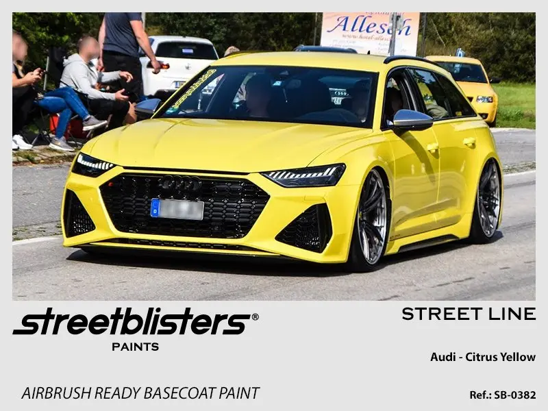 Streetblisters Paints - Audi Citrus Yellow Sb-0382 1