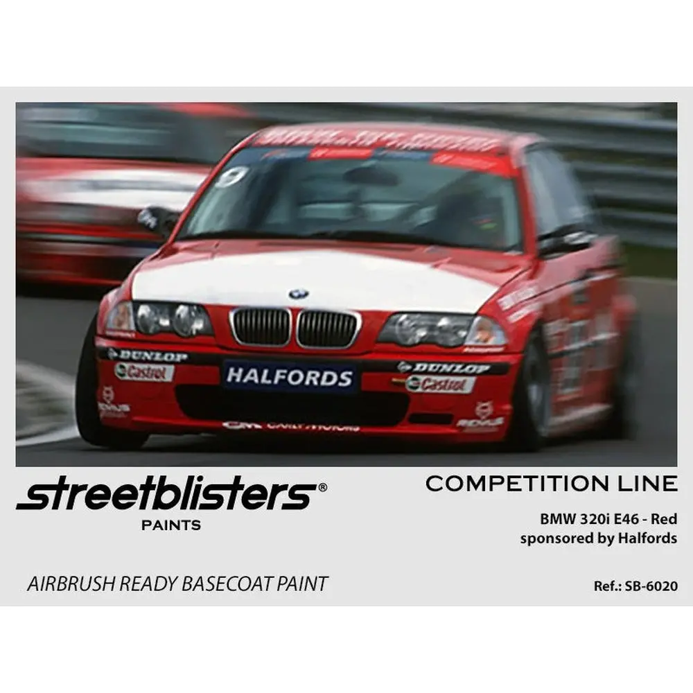 Streetblisters Paints - Bmw 320I E46 Red Sponsored By Halfords Sb30-6020 1