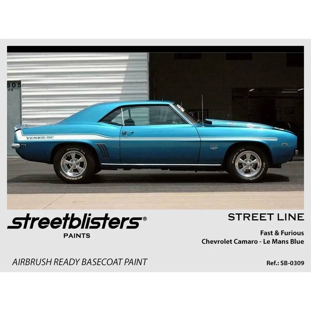 Streetblisters Paints - Chevrolet Camaro Le Mans Blue (Fast & Furious) Sb30-0309 1