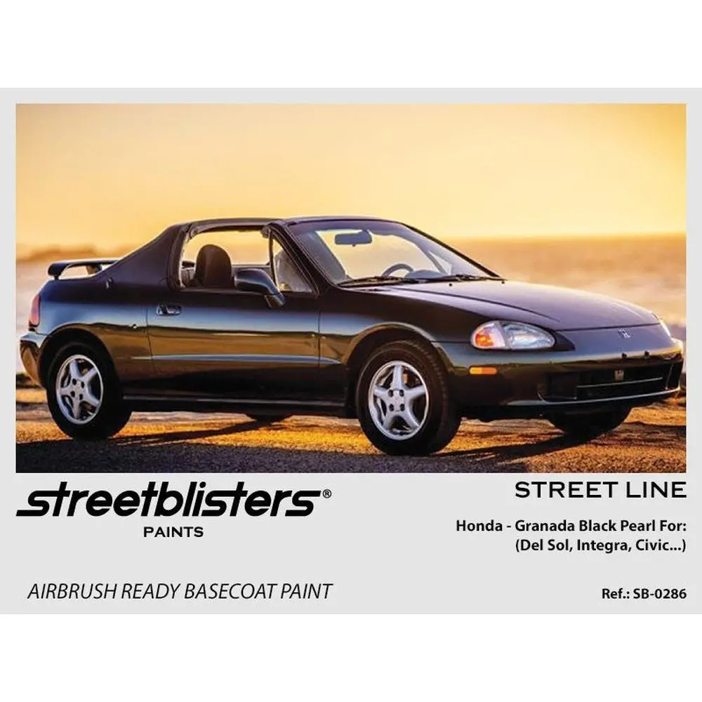 Streetblisters Paints - Honda Granada Black Pearl (Del Sol, Integra, Civic...) Sb30-0286 1