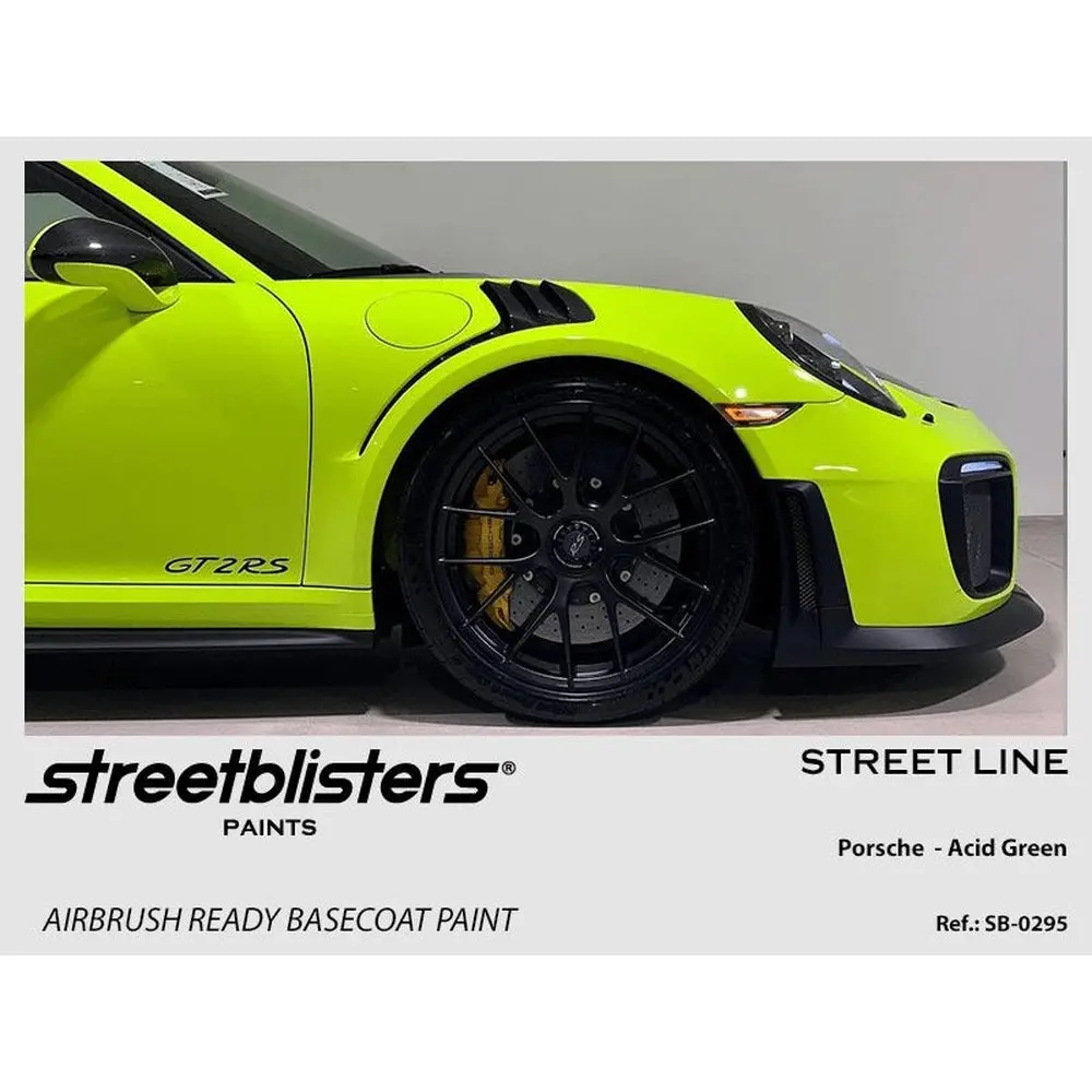 Streetblisters Paints - Porsche Acid Green Sb30-0295 1