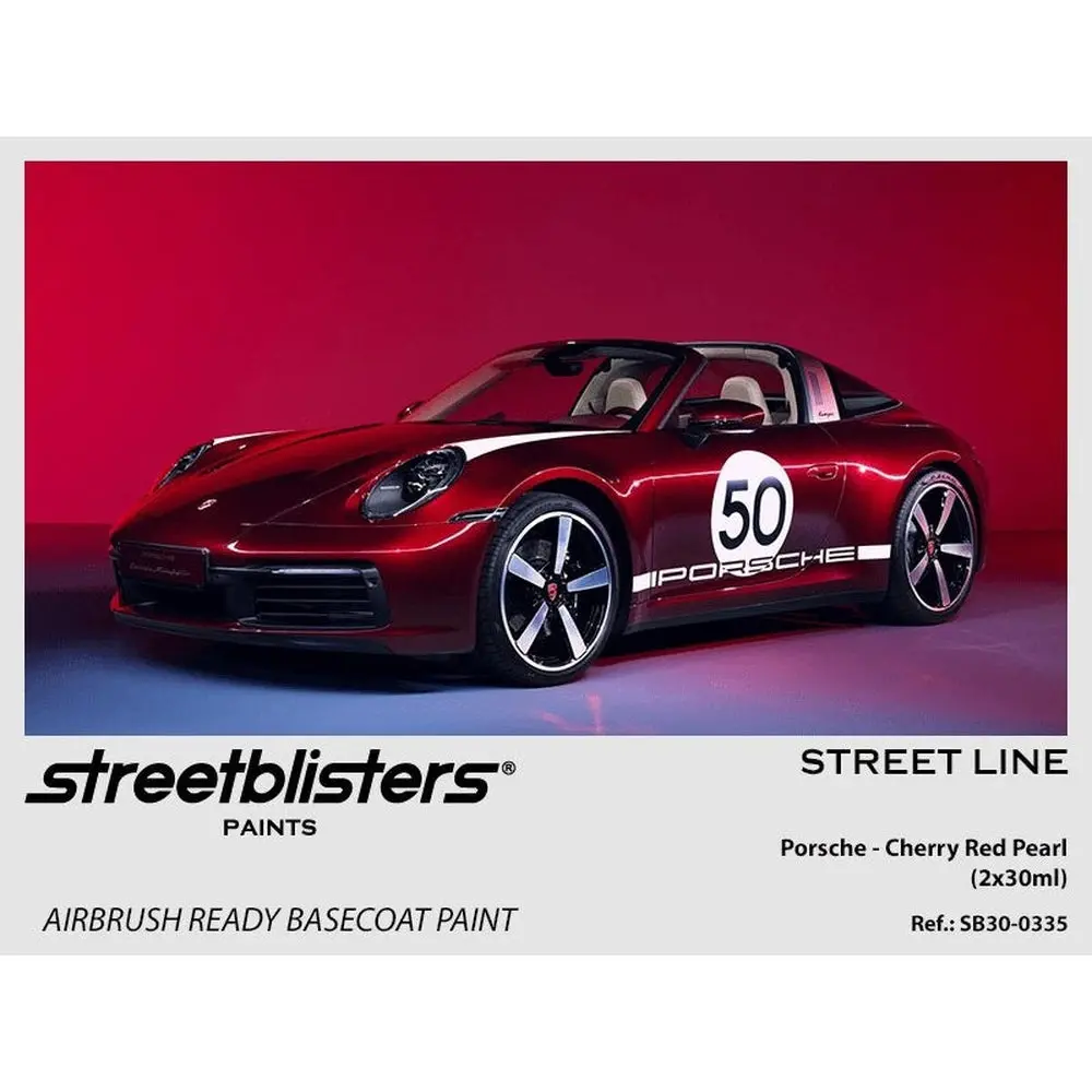 Streetblisters Paints - Porsche Cherry Red Pearl Sb30-0335 1