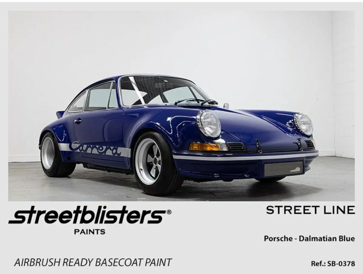 Streetblisters Paints - Porsche Dalmatian Blue Sb-0378 1