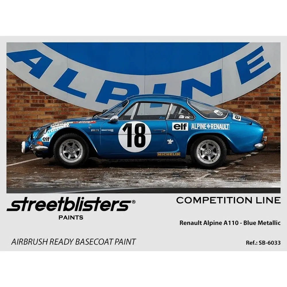 Streetblisters Paints - Renault Alpine A110 Blue Metallic Sb30-6033 1