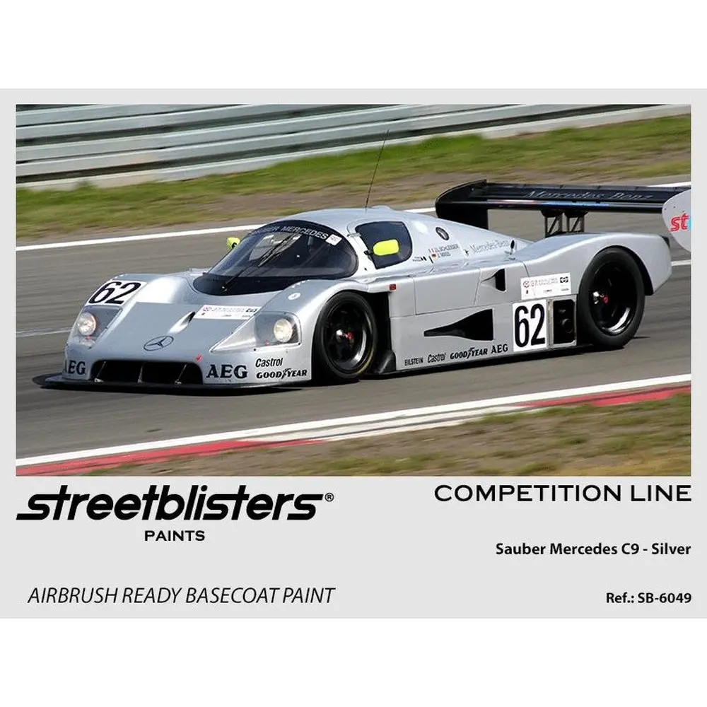 Streetblisters Paints - Sauber Mercedes C9 Silver Sb30-6049 1