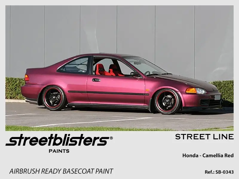 Streetblisters Paints - Street Line Honda Camellia Red Sb30-0343 1