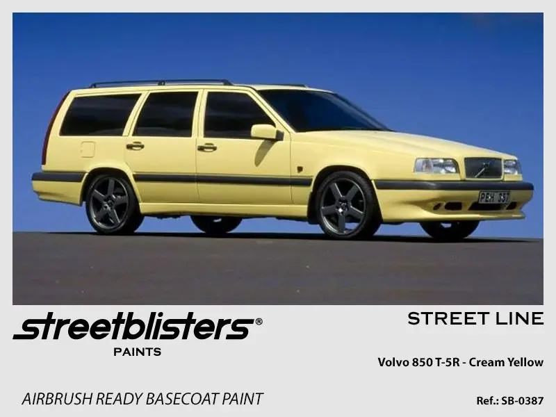 Streetblisters Paints - Volvo 850 T-5R Cream Yellow Sb-0387 1