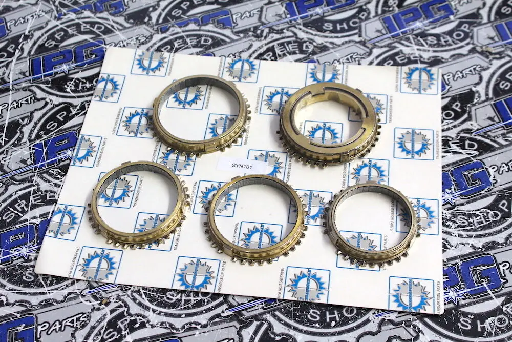 Synchrotech 1St-5Th Carbon Synchro Set For Honda B18c B16 B16a B18c1 B18c5 Transmissions 1