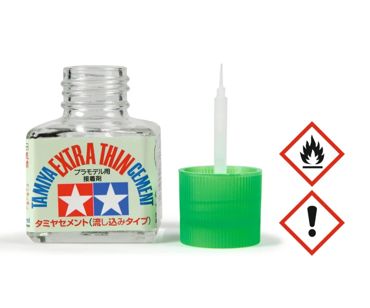 Tamiya Extra Thin Cement W/Brush 40Ml - 87038 1
