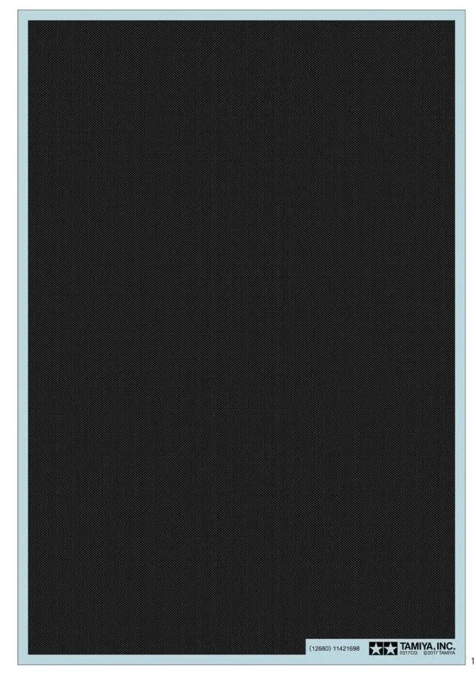 Tamiya Carbon Pattern Decal Twill Fine 12679 1