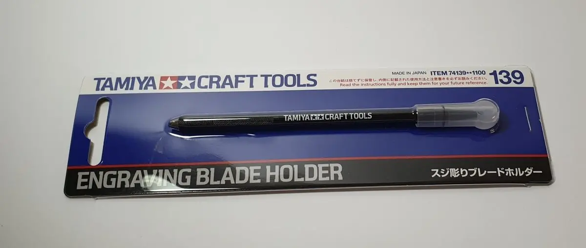 Tamiya Engraving Blade Holder Black 74139 1