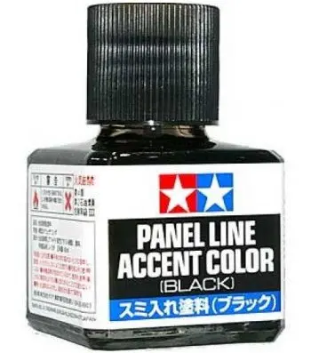Tamiya Panel Line Accent Color 40Ml (Black) 87131 1