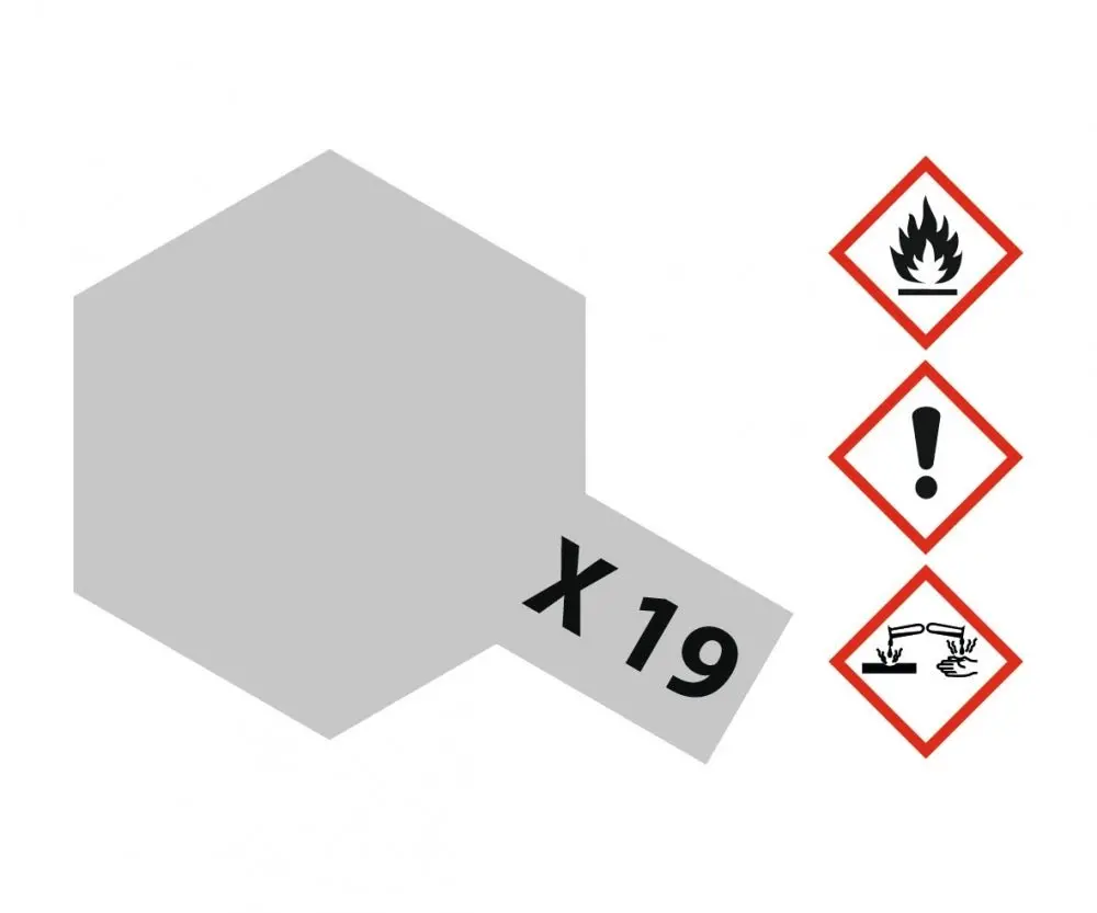 Tamiya X-19 Smoke Glänzend 10Ml 81519 1