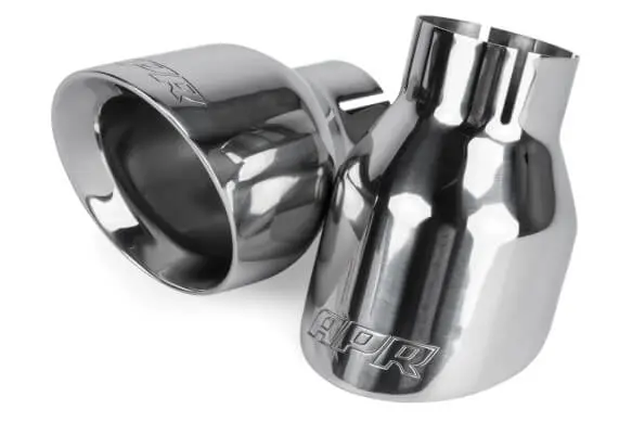 Audi/Volkswagen Apr Double-Walled 4" Slash-Cut Exhaust Tips - Set Of 2 3