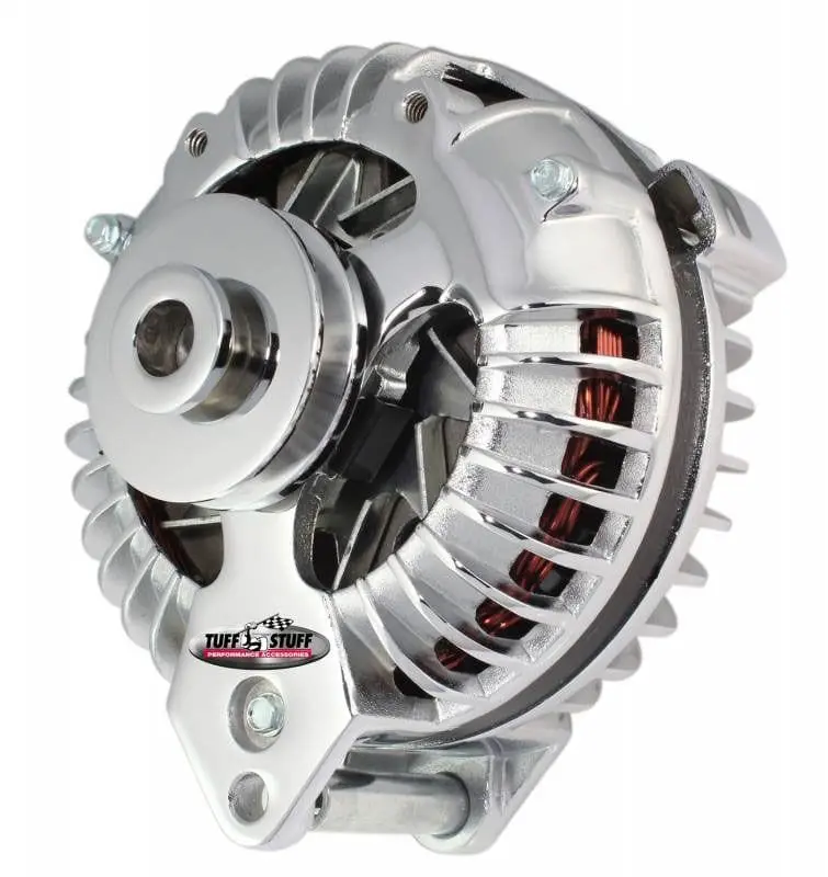 Tuff Stuff Tuf8509Rcsp Chrome 100-Amp Single-Pulley Chrysler Alternator 1