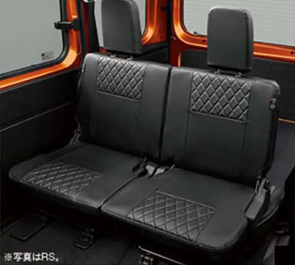 『アトレー』 純正 S700 S710 本革風リヤシートカバー（アトレー用） ※リヤのみ。フロント別売。 パーツ ダイハツ純正部品 座席カバー 汚れ シート保護 オプション アクセサリー 用品 1