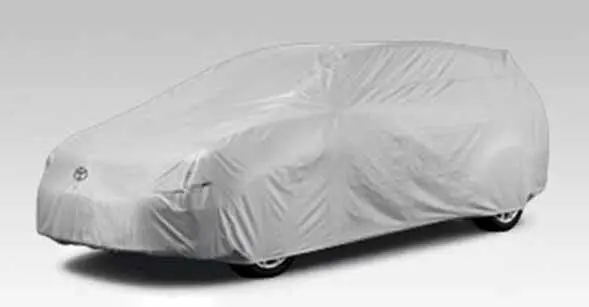『プリウスα』 純正 Zvw41w カーカバー 防炎タイプ（ドアミラー用） パーツ トヨタ純正部品 ボディカバー ボディーカバー 車体カバー Prius オプション アクセサリー 用品 1