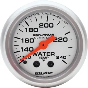 Autometer Ultra-Lite Water Temperature Mechanical Gauge 1